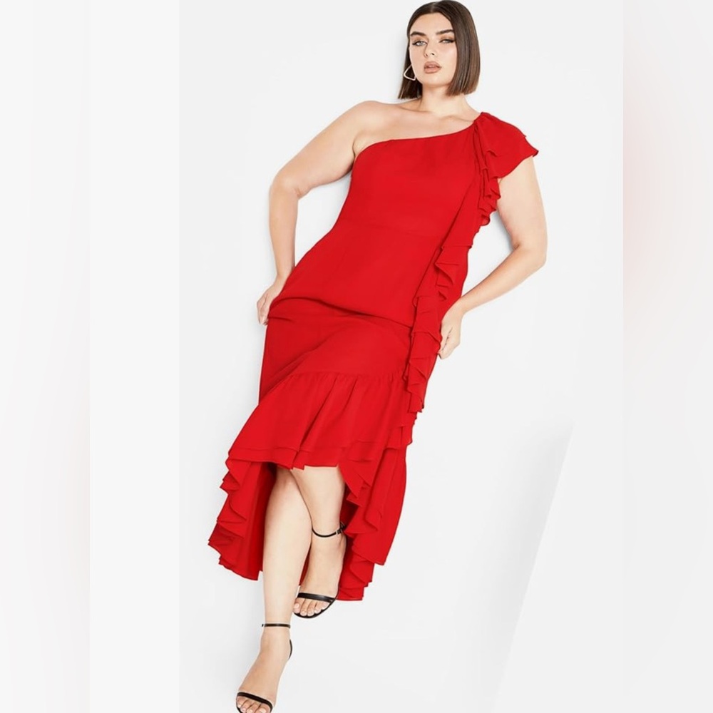 City chic Isabella dress Red size 18 W new in package